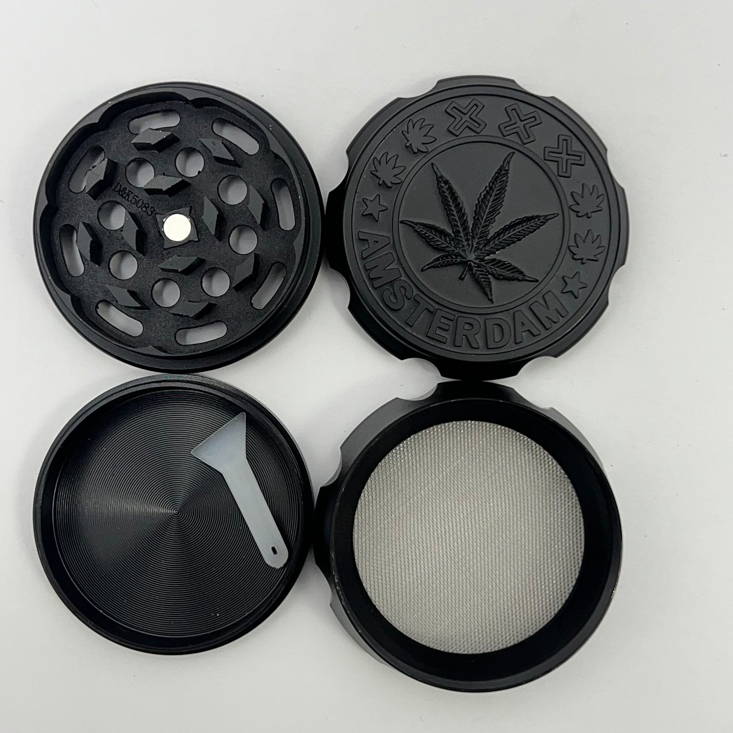 Leaf Amsterdam METAL GRINDER (4 TIER X4 Colours)