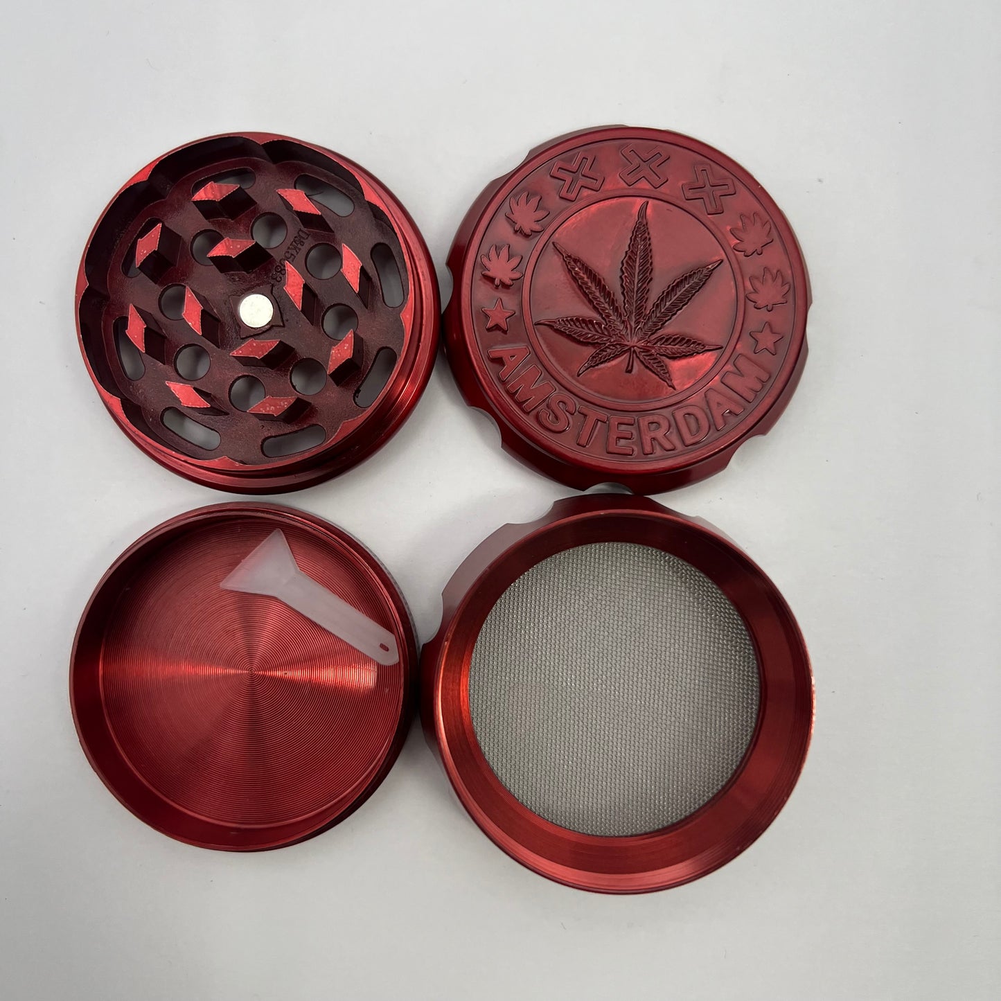 Leaf Amsterdam METAL GRINDER (4 TIER X4 Colours)