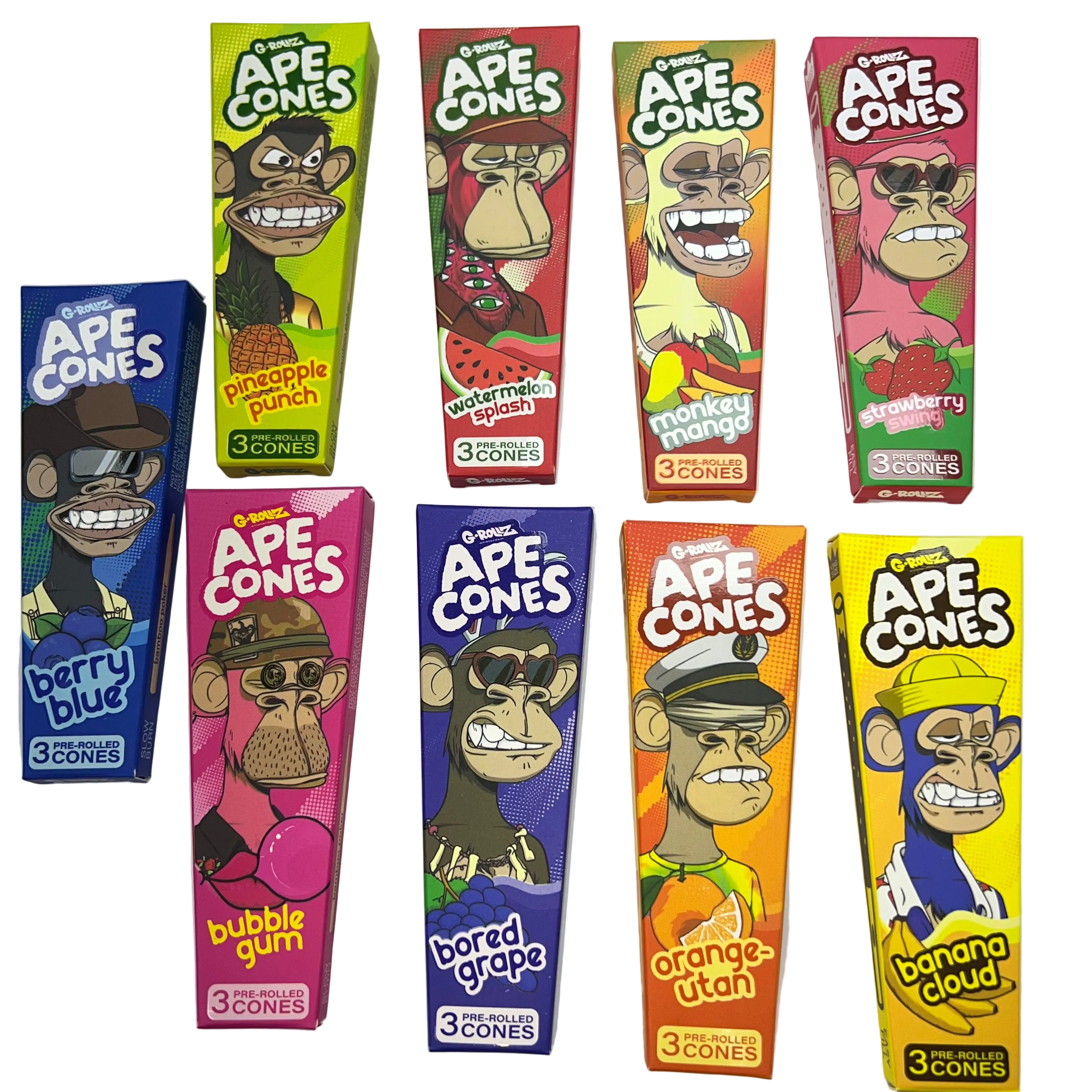 G-Rollz Ape Cones Pre-Rolled Cones (3 Pack)