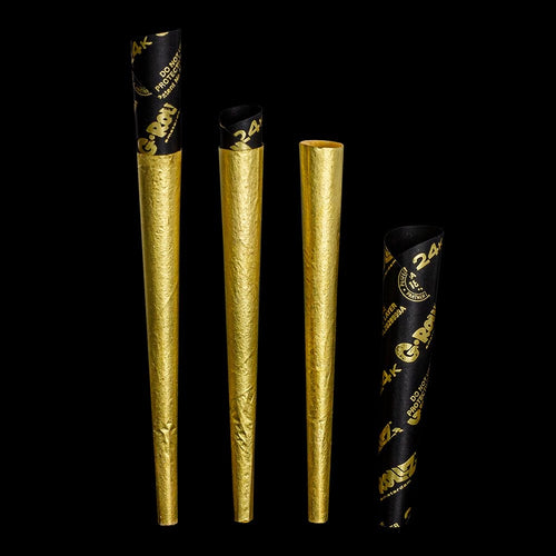 G-Rollz 24K Gold Pre-Rolled Cone