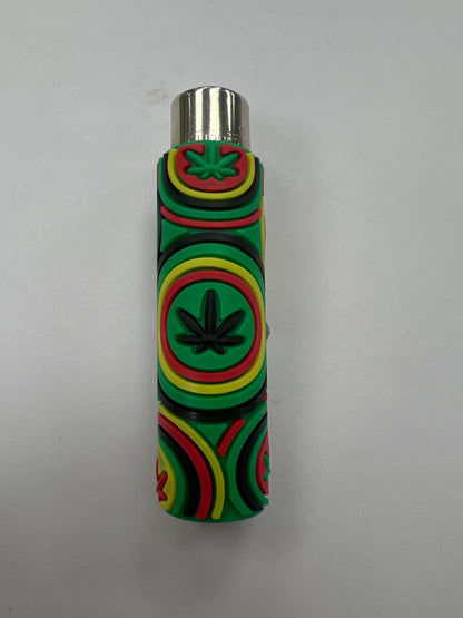 Rubber Case Clipper Lighters