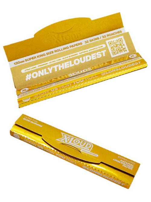 Loud LDN xLoud Gold Rolling Papers Super King Size Slim