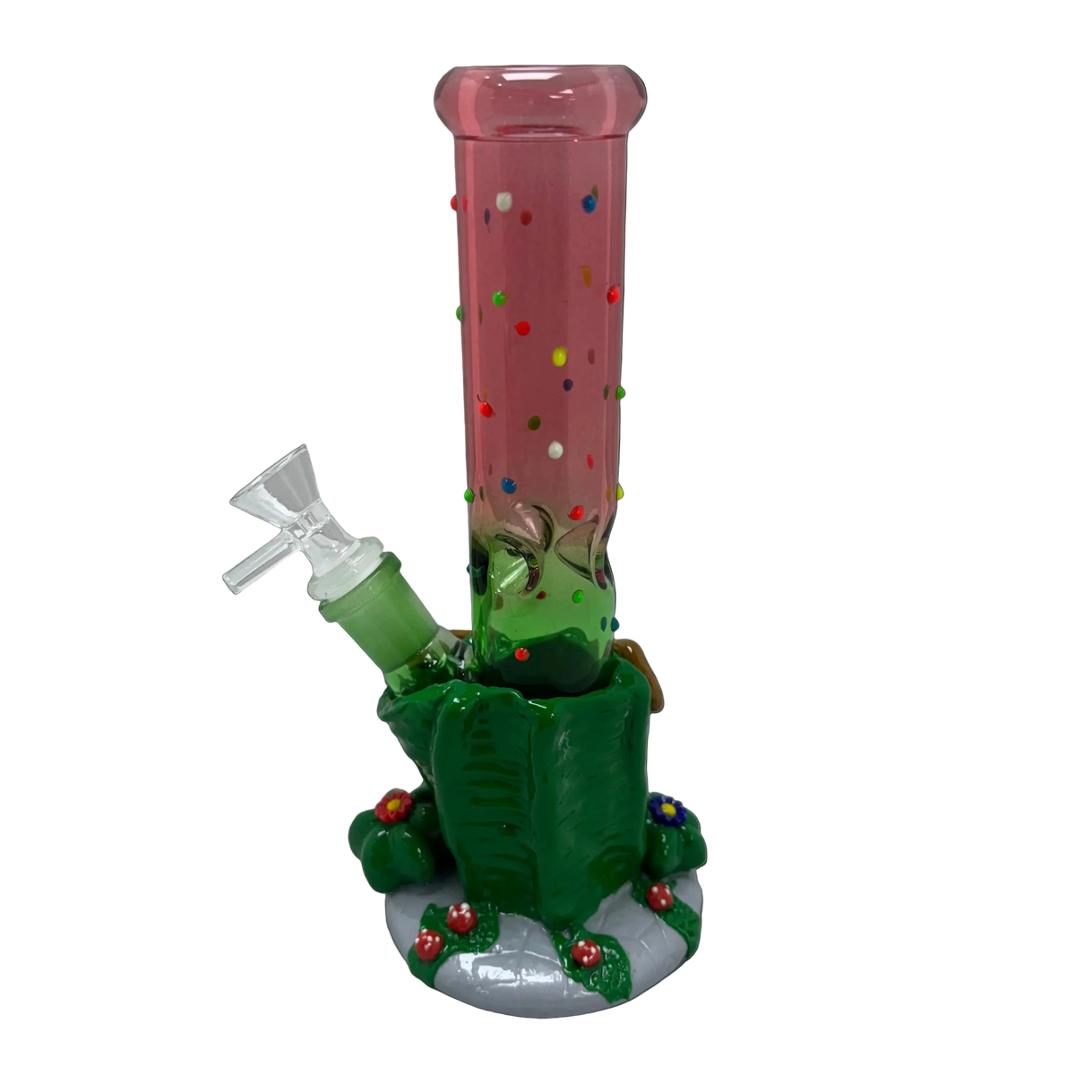 Cute Woodland Design Glass Bong (Fairy Cottage)