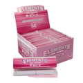 Elements Pink Connoisseur Rolling Papers + Tips King Size Slim (Box of 24)