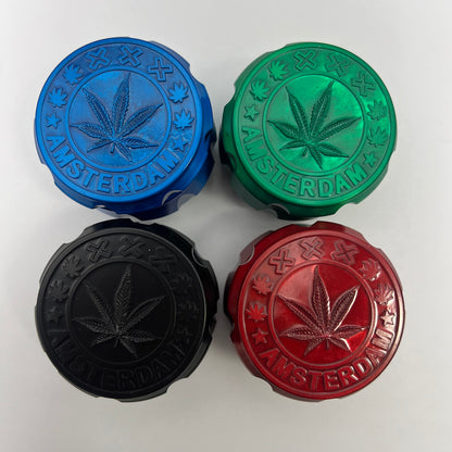 Leaf Amsterdam METAL GRINDER (4 TIER X4 Colours)