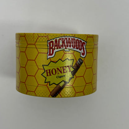 BACKWOODS 63mm Medium Metal Grinder (4 Tier X 6 designs)