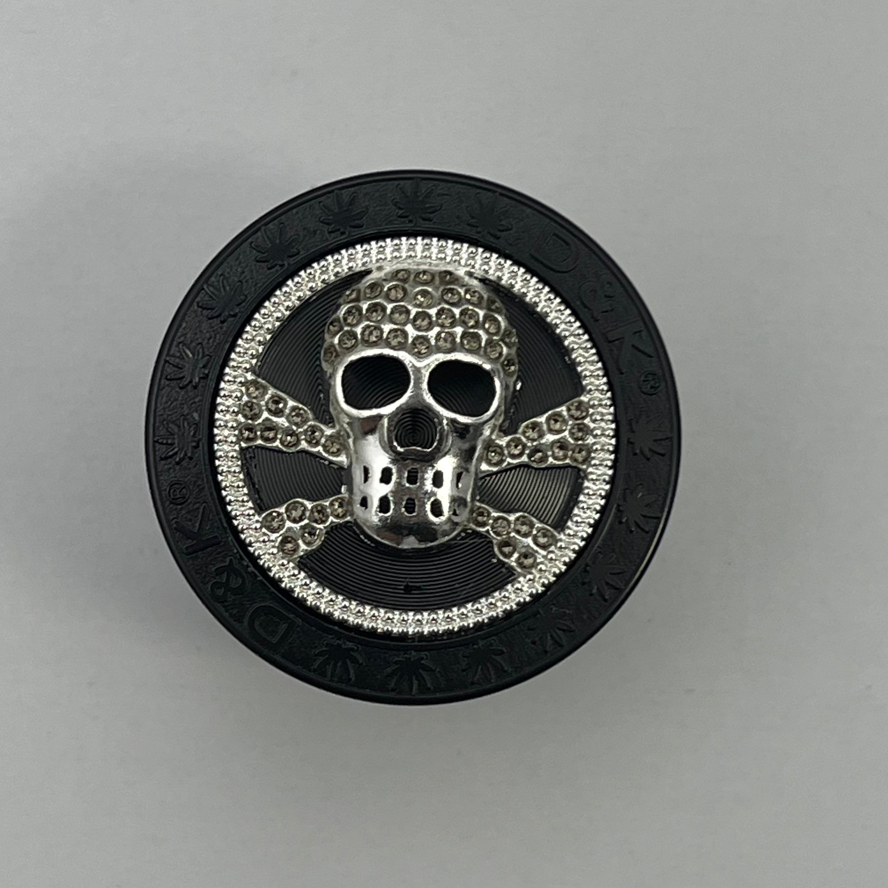 Black 4-piece Metal Grinder (8 designs)