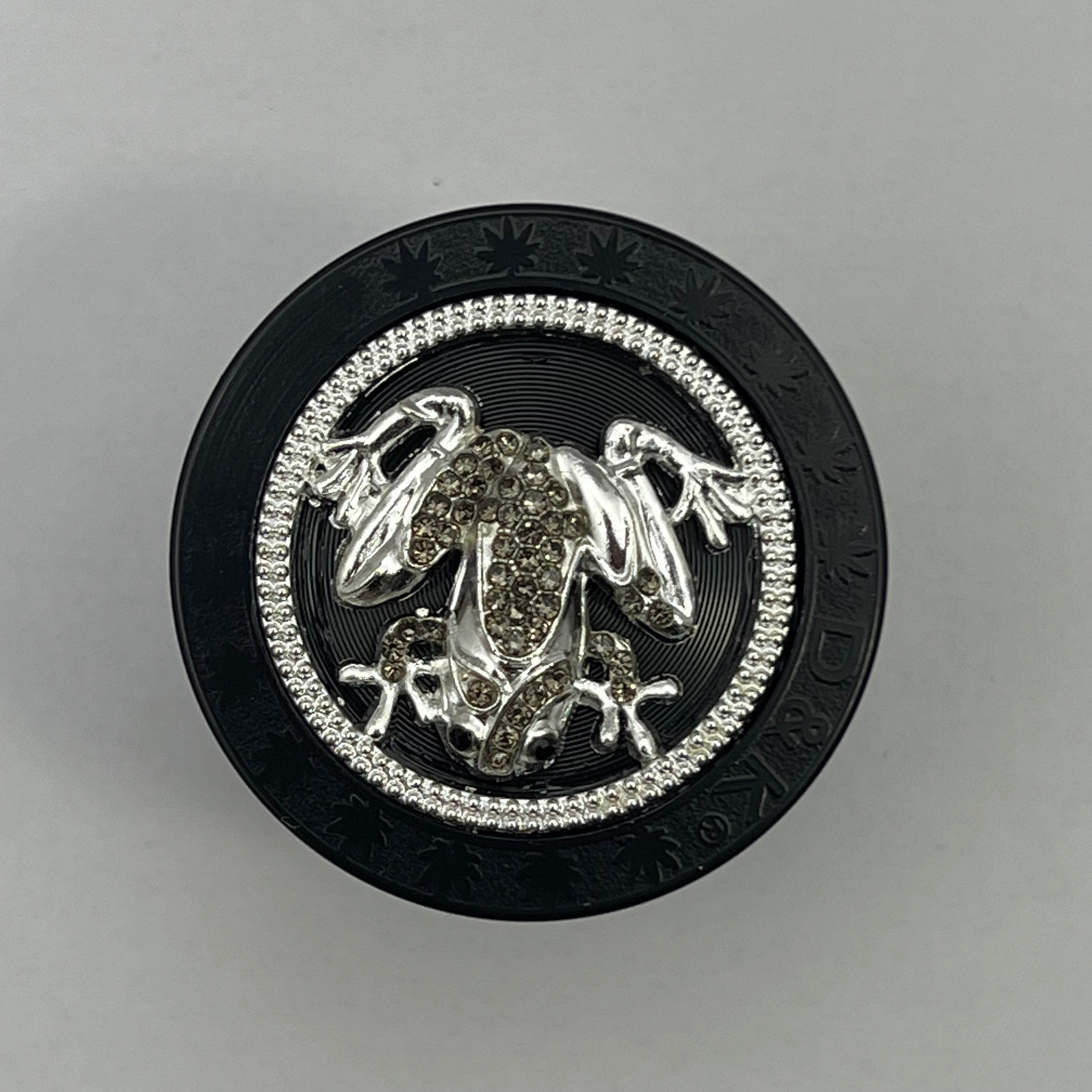 Black 4-piece Metal Grinder (8 designs)