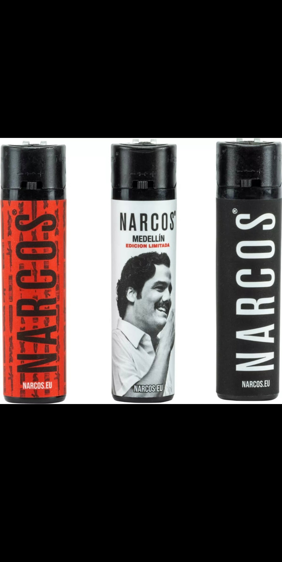 NARCOS LIGHTERS ( 8 DIFFERENT DESIGNS )