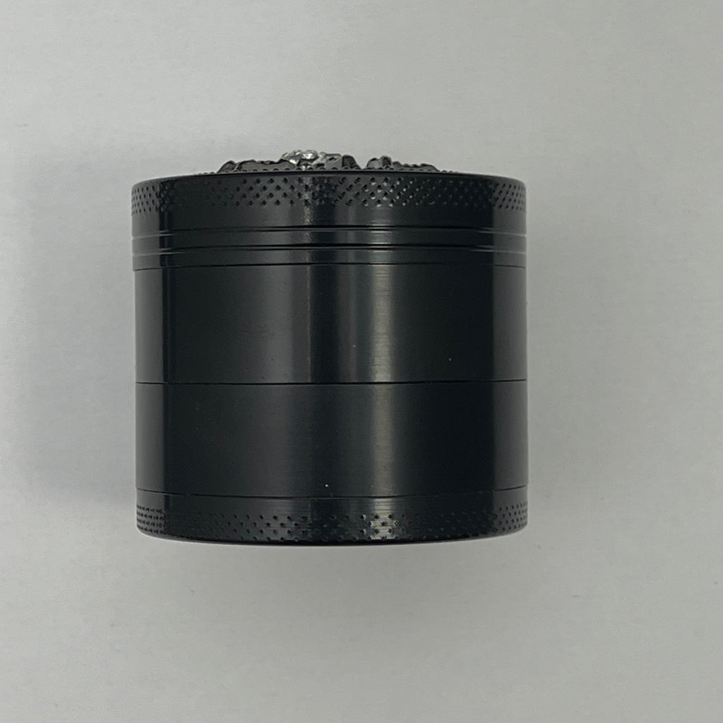 Black 4-piece Metal Grinder (8 designs)