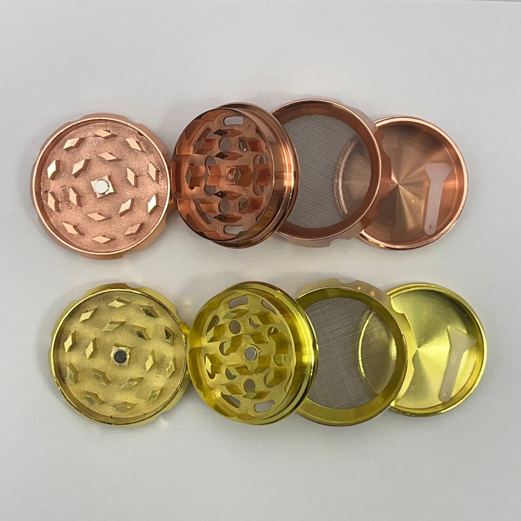 Metal Leaf Amsterdam Grinder (4-Tier)