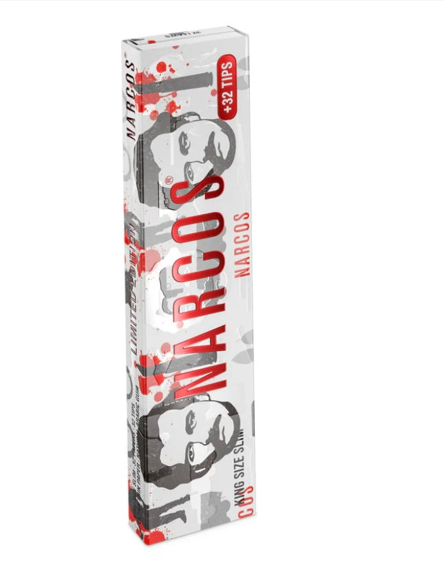 Narcos Kingsize Slim + Tips (6 Designs)