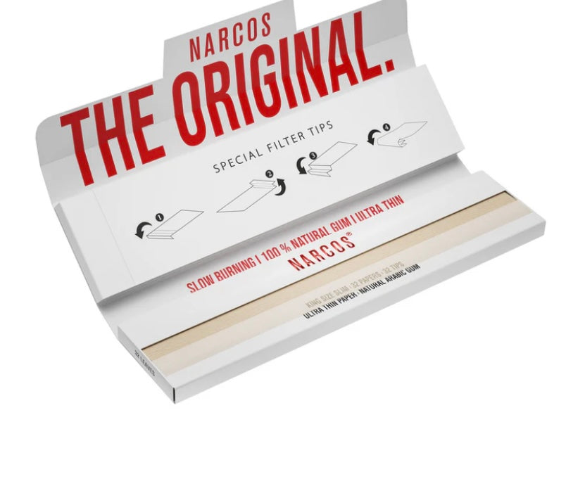Narcos Kingsize Slim + Tips (6 Designs)