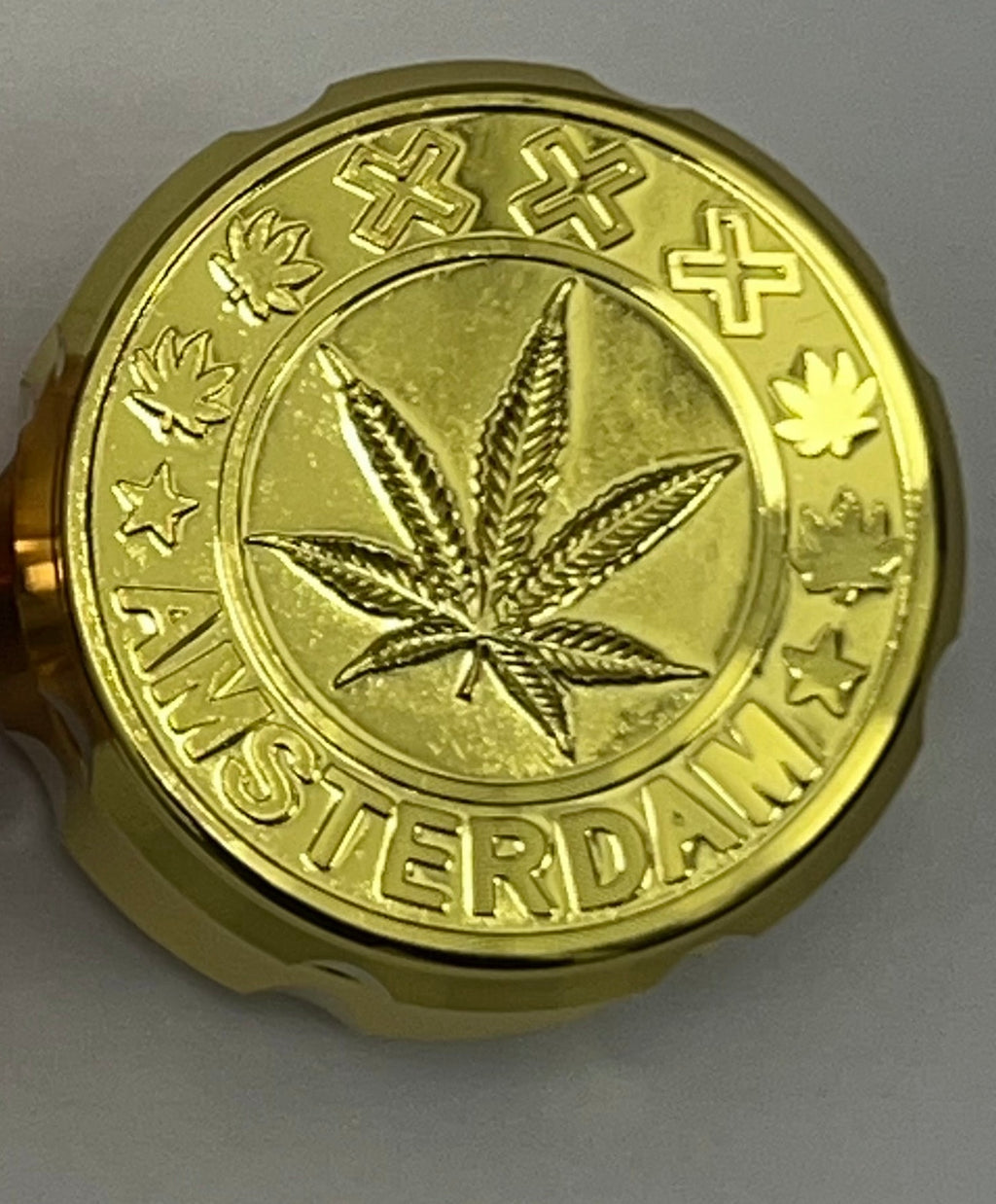 Metal Leaf Amsterdam Grinder (4-Tier)