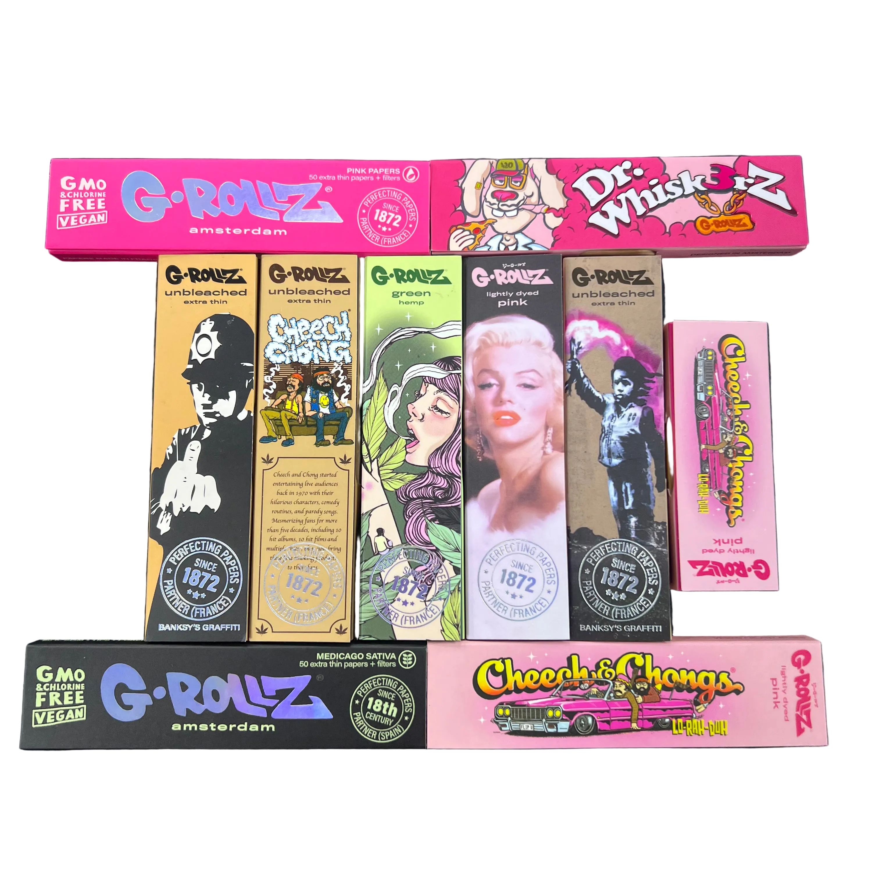 G-ROLLZ Papers With Tips & Poker Bundle