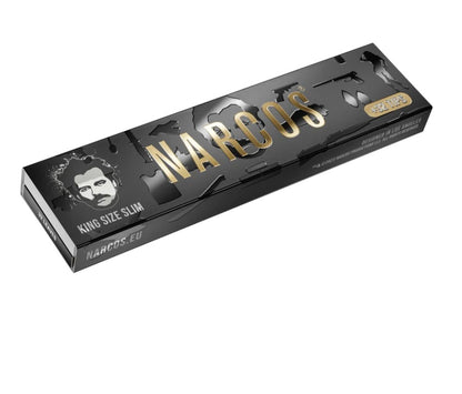 NARCOS KING SIZE SLIM + TIPS (6 DIFFERENT DESIGNS/PAPER)