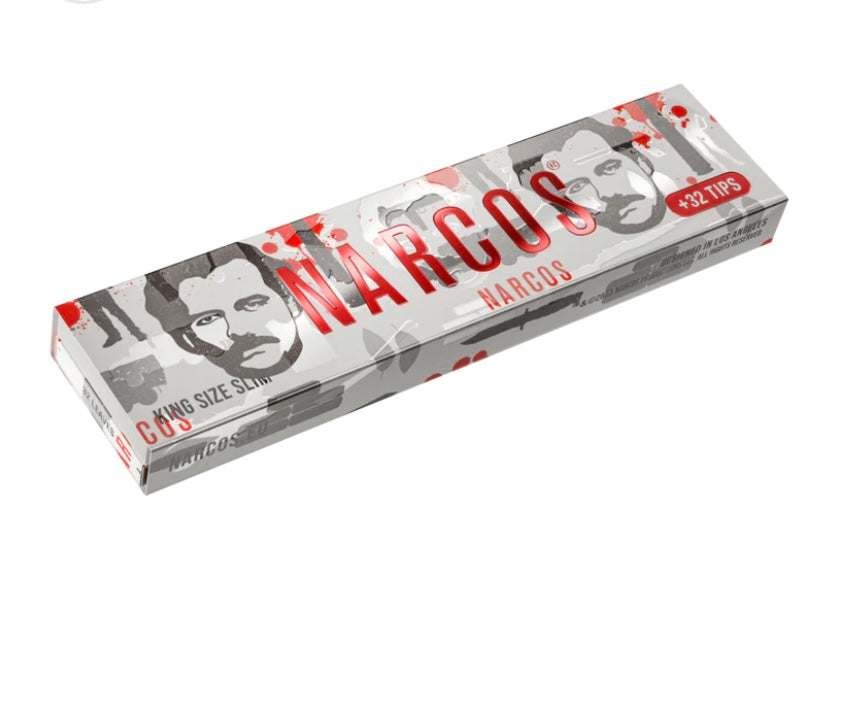 Narcos Kingsize Slim + Tips (6 Designs)
