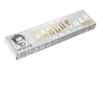 NARCOS KING SIZE SLIM + TIPS (6 DIFFERENT DESIGNS/PAPER)