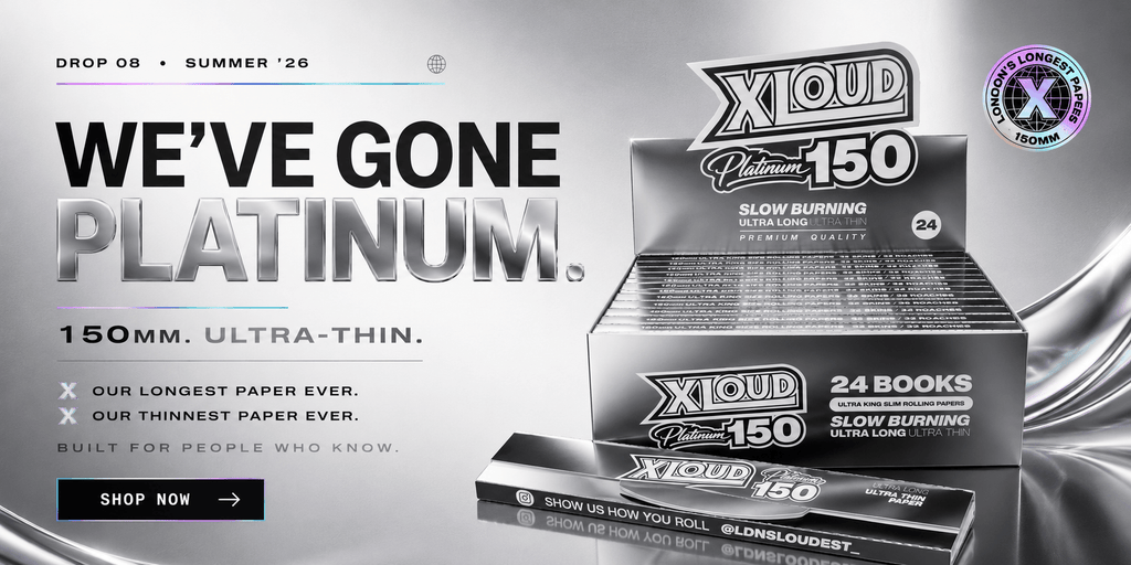 Loud XL Platinum Papers with tips 150mm