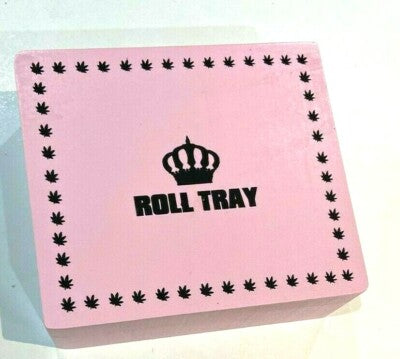 Grass Leaf Large Wooden Rolling Box