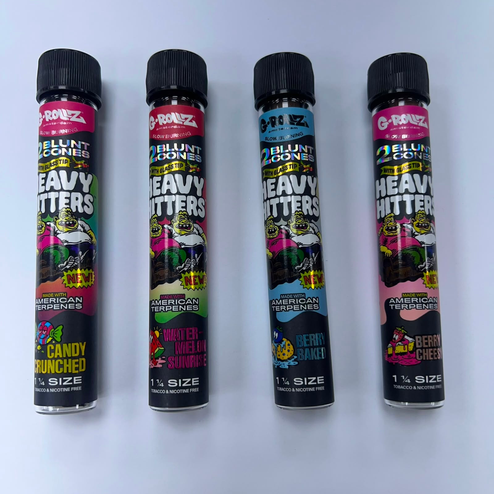 G-Rollz Heavy Hitters X2 Blunt Cones With Glass Tip
