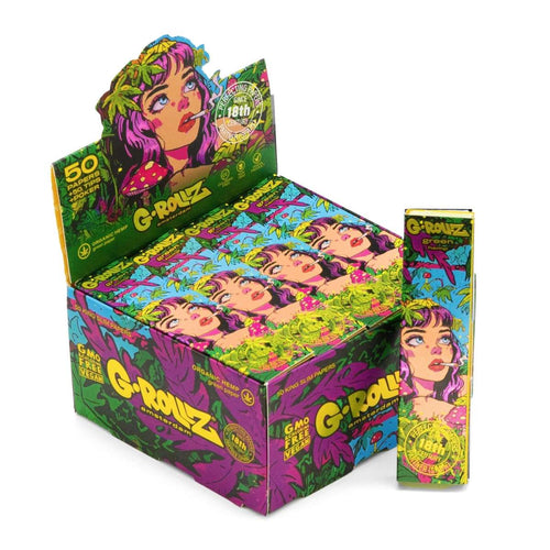 G-Rollz Jungle Hemp King Size Papers, Tips & Poker