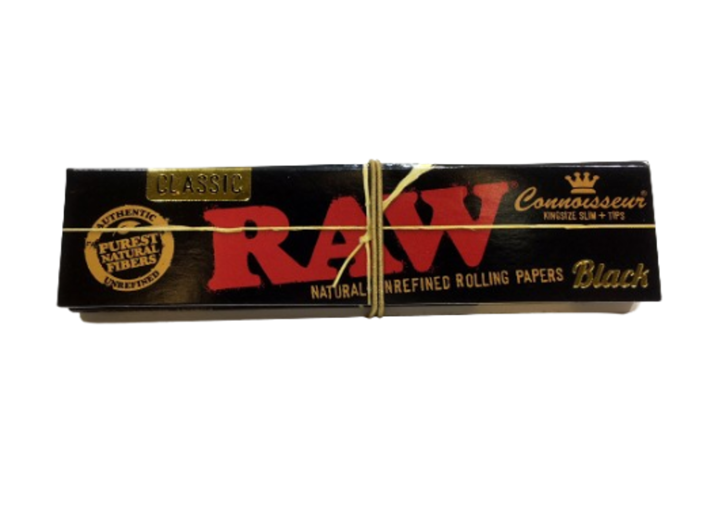 Raw Black Connoisseur King Size Papers + Tips