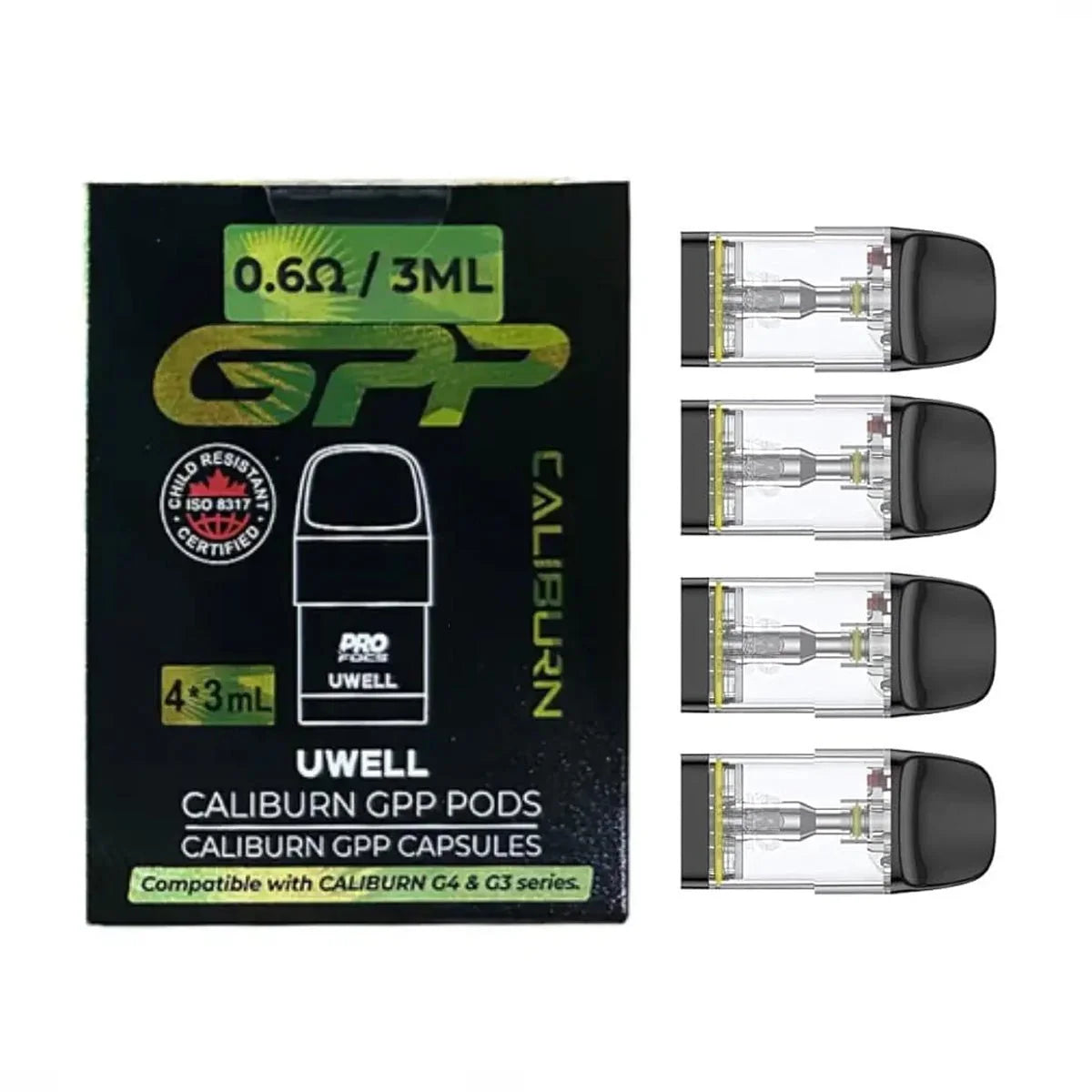Uwell Caliburn Pods (0.4,0.6,0.8,1.2)