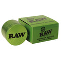 RAW Green Aluminium Grinder (56mm, 4-piece)