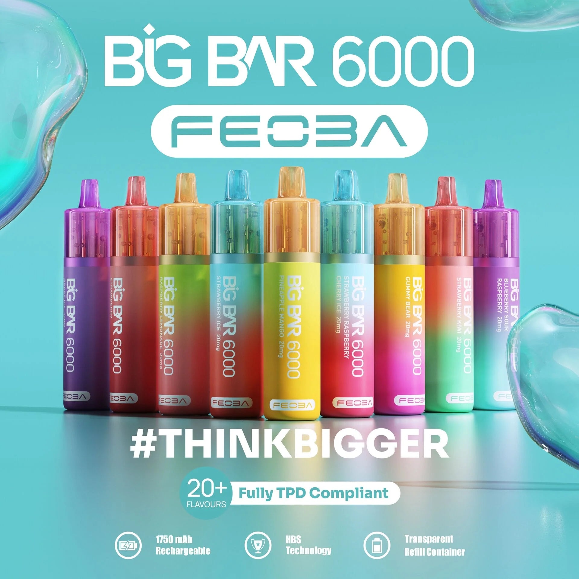 Big Bar 6000 Puffs pod system Vape
