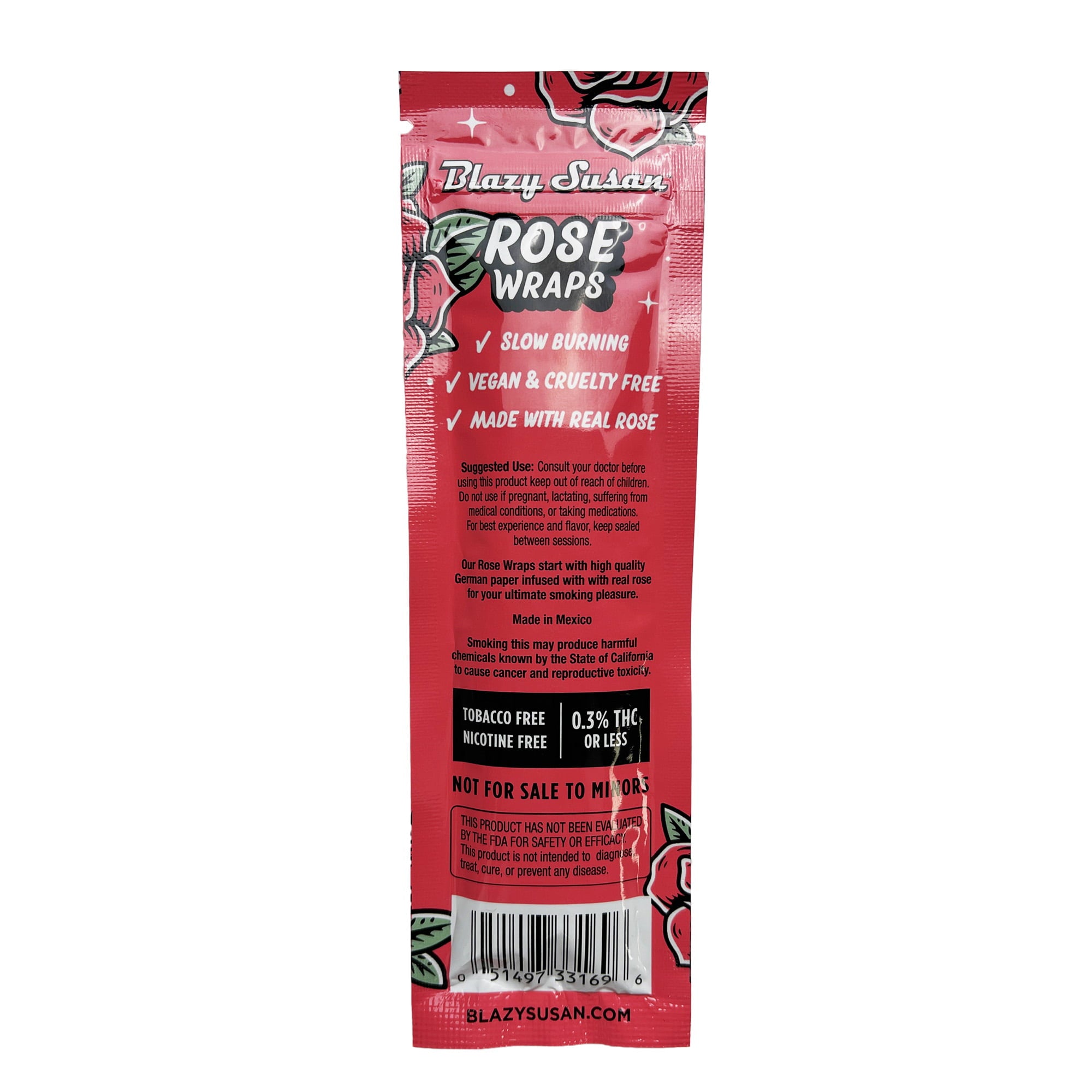 Blazy Susan Rose Wraps 2 Pack