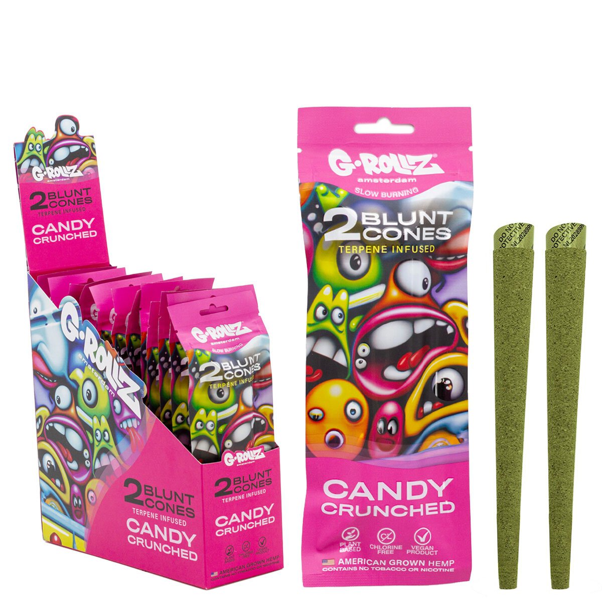G-Rollz Pre-Rolled Hemp Cones (2-pack)