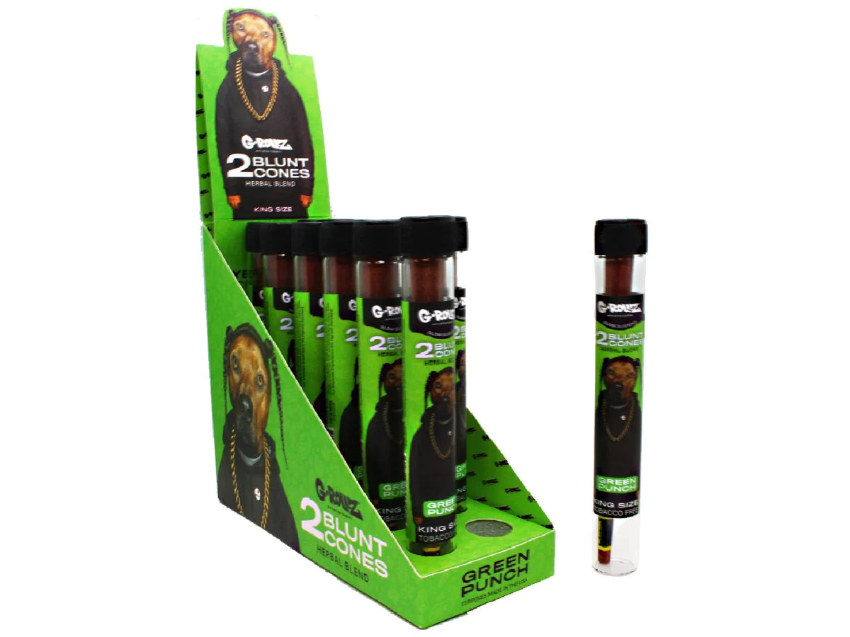 G-ROLLZ Herbal Blunt Cones 2 Cones Per Tube (Chamomile +Yerba Mate)