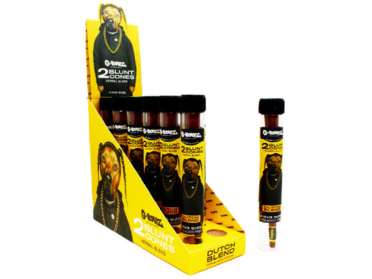 G-ROLLZ Herbal Blunt Cones 2 Cones Per Tube (Chamomile +Yerba Mate)