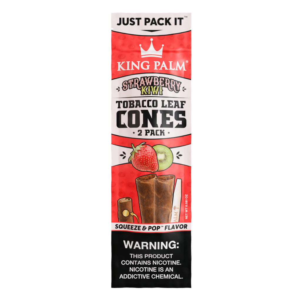 King Palm Flavoured Squeeze & Pop Tobacco Leaf Cones (3 Flavours)