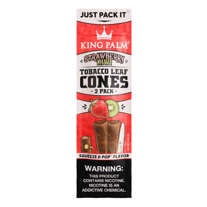 King Palm Flavoured Squeeze & Pop Tobacco Leaf Cones (3 Flavours)