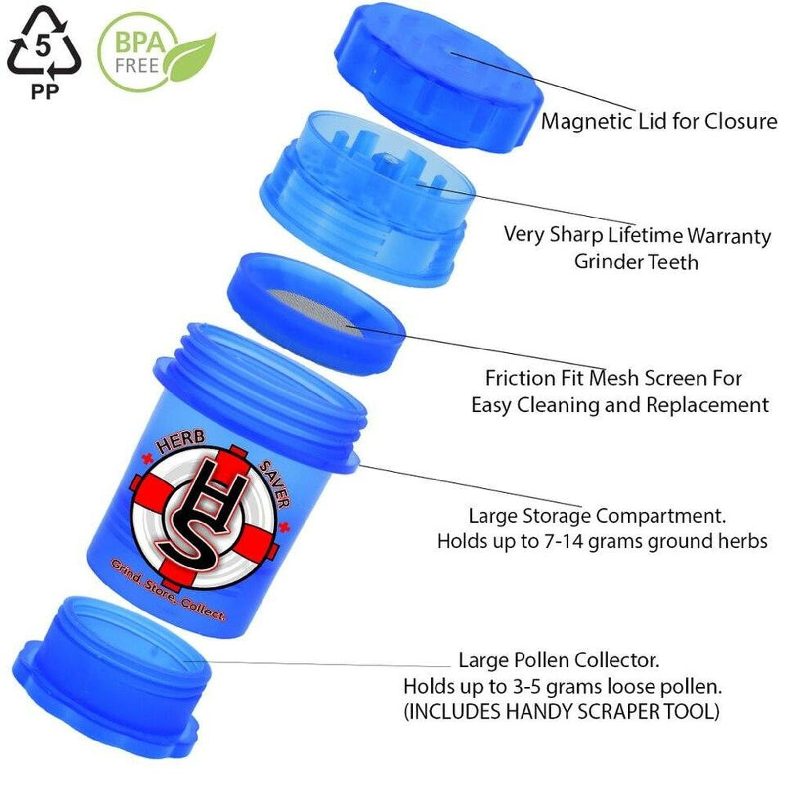 Herb Saver Grinder (Choose)