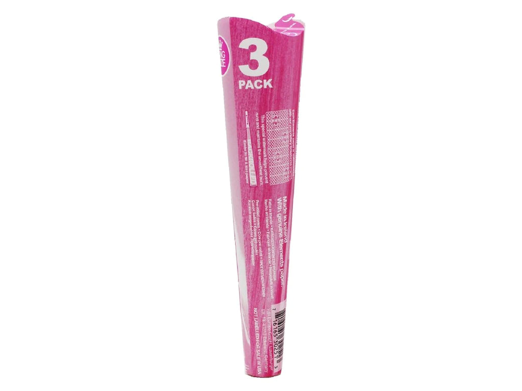 Elements Pink Pre-Rolled Cones King Size (3 Pack)