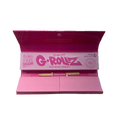 G-Rollz Lightly Dyed Pink Rolling Papers + Tips King Size Slim
