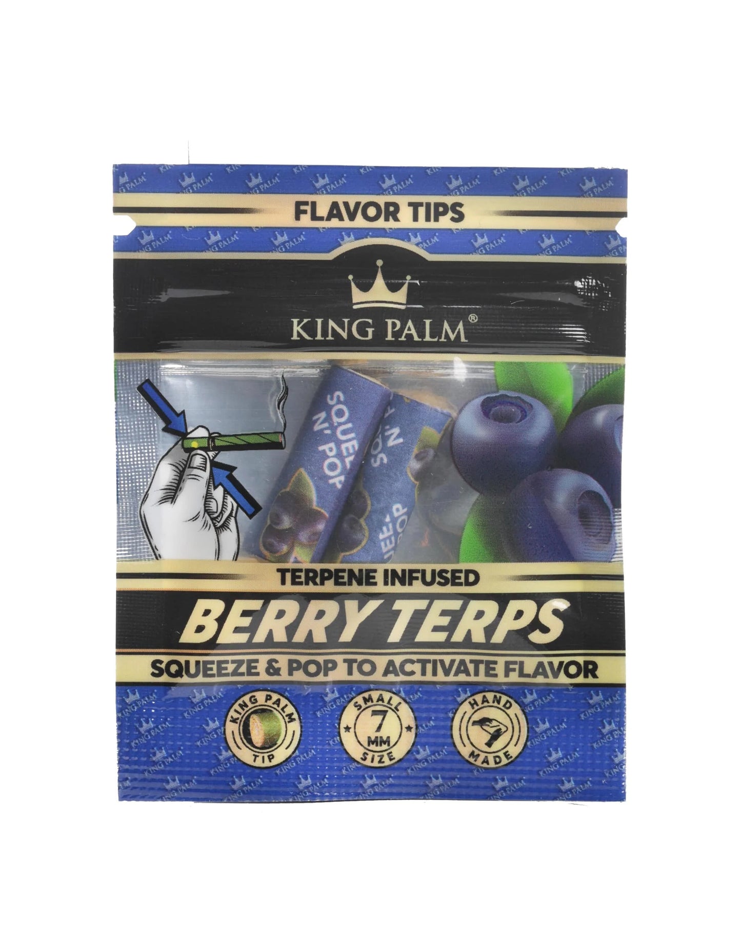 2-pack King Palm Terpene Infused Flavour Tips (6 Flavours)