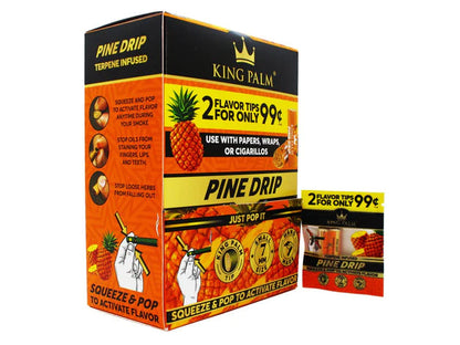 2-pack King Palm Terpene Infused Flavour Tips (6 Flavours)