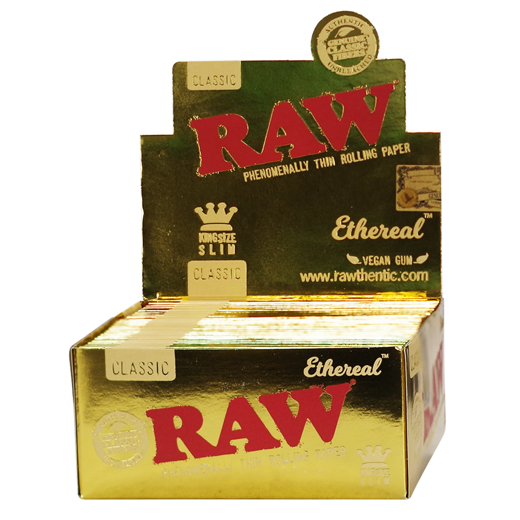 RAW Ethereal Gold Kingsize Slim