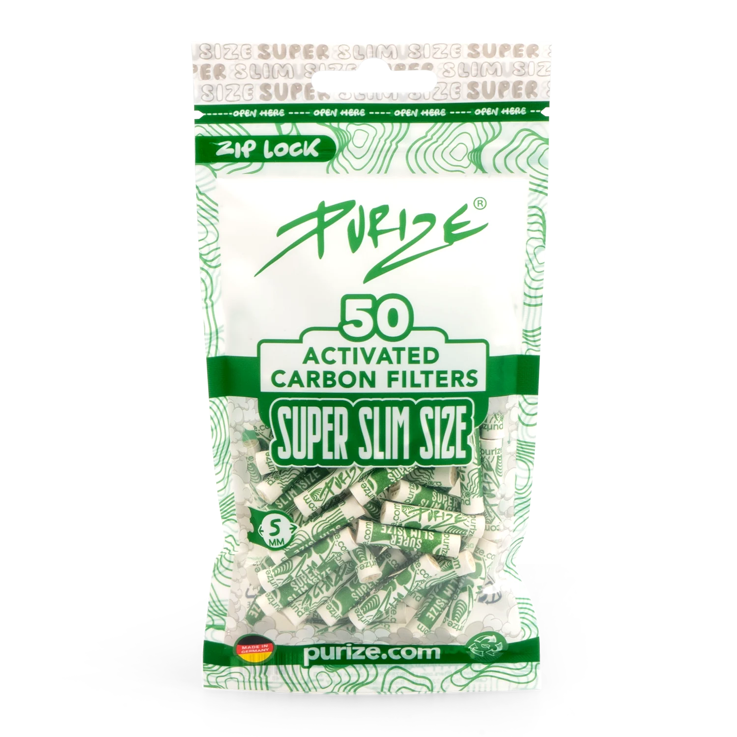 Purize SuperSlim filters 50 Bag 5mm