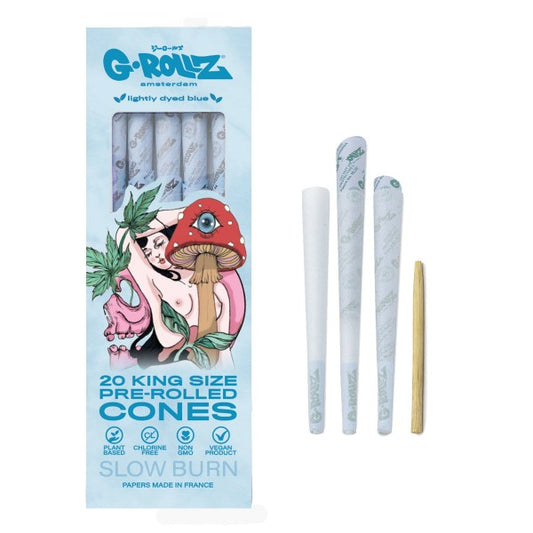 G-Rollz Naked Blue Cones Box Of 20