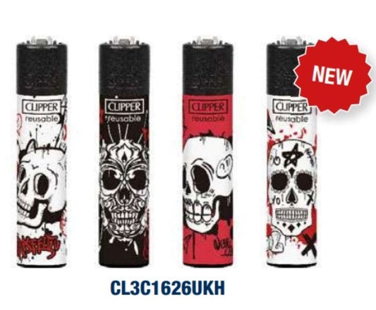 Clipper Classic 4-pack (Graffiti Skulls 1)