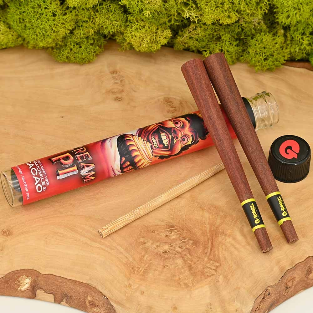 G-ROLLZ Herbal Blunt Cones 2 Cones Per Tube (Chamomile +Yerba Mate)