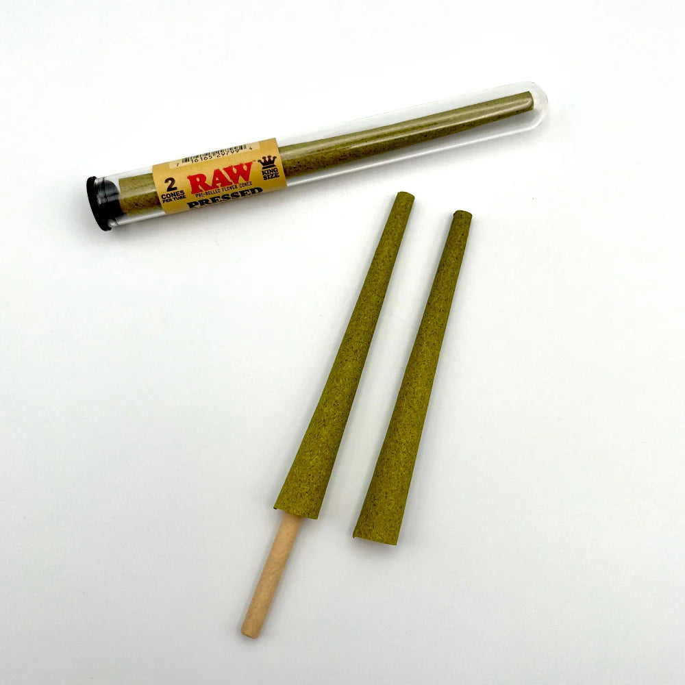RAW Bud Wraps Pre-Rolled Cones (Tube of 2)