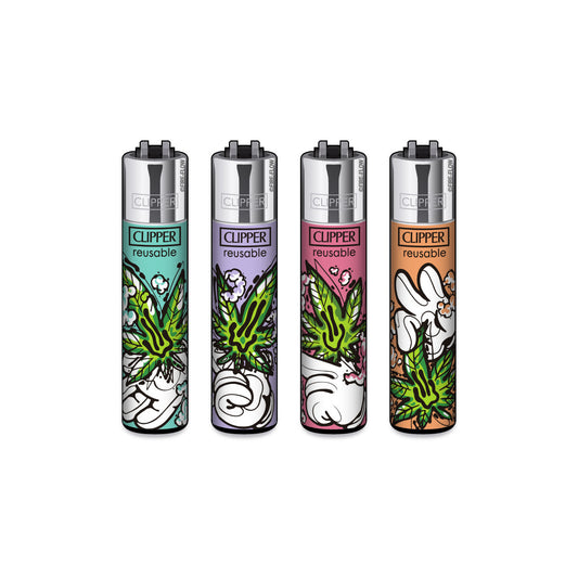 Clipper Classic 4-pack (Cartoon Leaves)