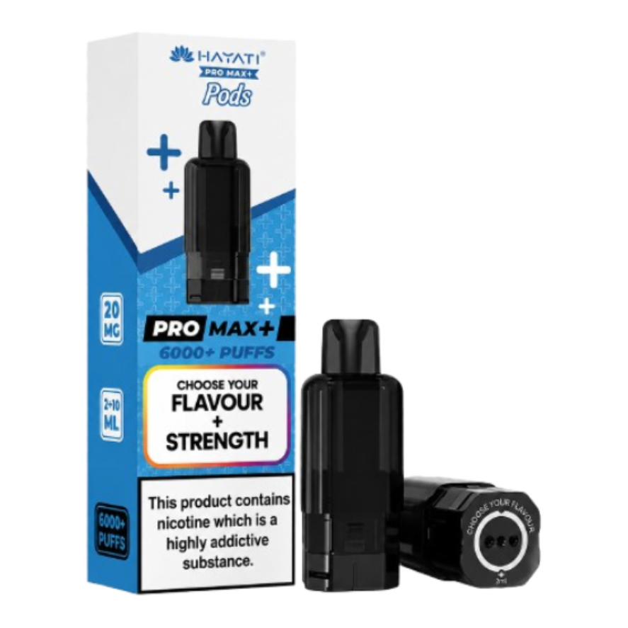 Hayati Pro Max Plus 6000 Puff Disposable Pods (20mg)