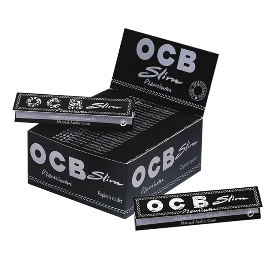 OCB Black Rolling Papers King Size Slim (Box of 50)